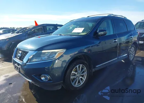 2014 Nissan Pathfinder Sl из США, поврежденный, VIN 5N1AR2MN1EC677166
